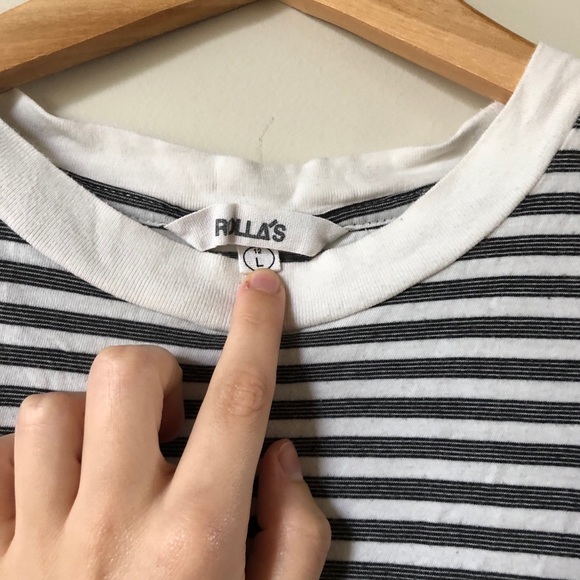 Rolla’s Striped Ringer Tee - Picture 2 of 2